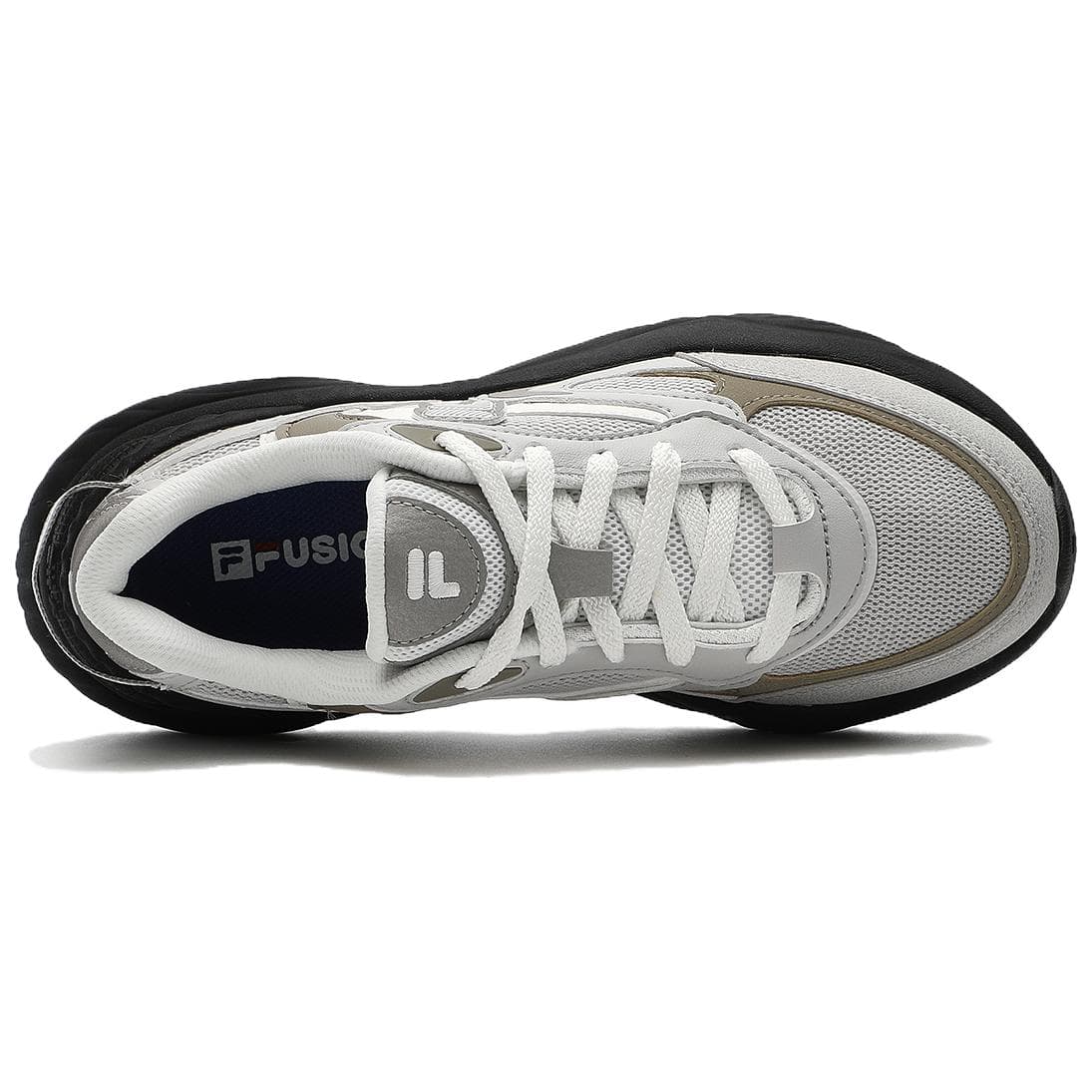 Кроссовки для бега FILA FUSION Conch II Conch Shoe Текстиль Синтетическая кожа Амортизация Износостойкие низкие беговые кроссовки - изображение 4