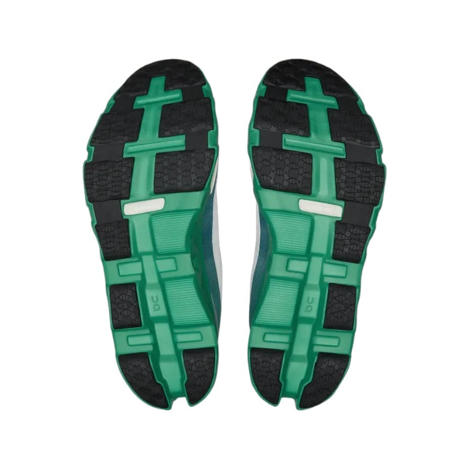 Кроссовки для бега On Cloudmonster White Green Black — фото 7