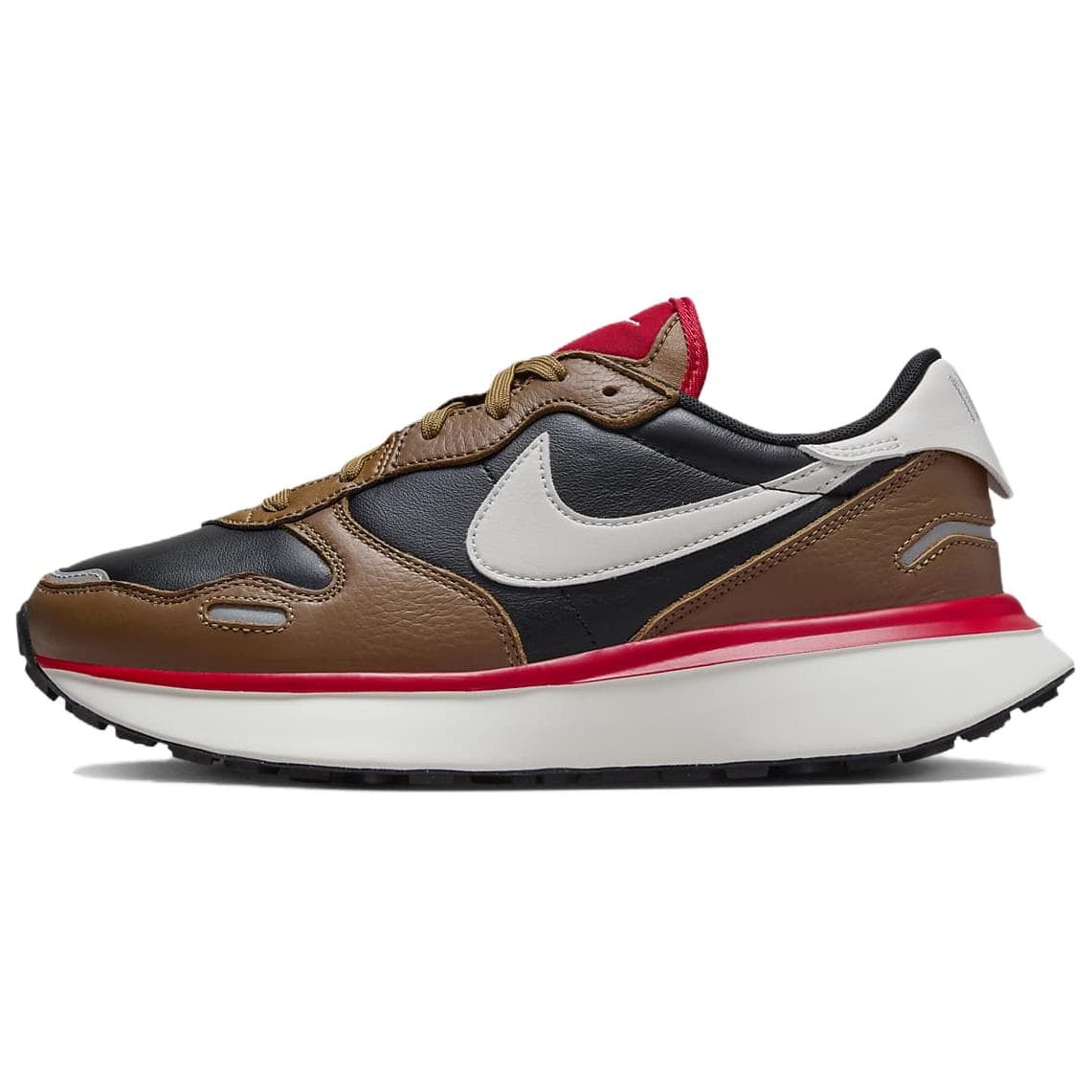 Кроссовки Nike Phoenix Waffle противоскользящая устойчивая к истиранию низкий топ повседневная обувь женская черный янтарный - изображение 1
