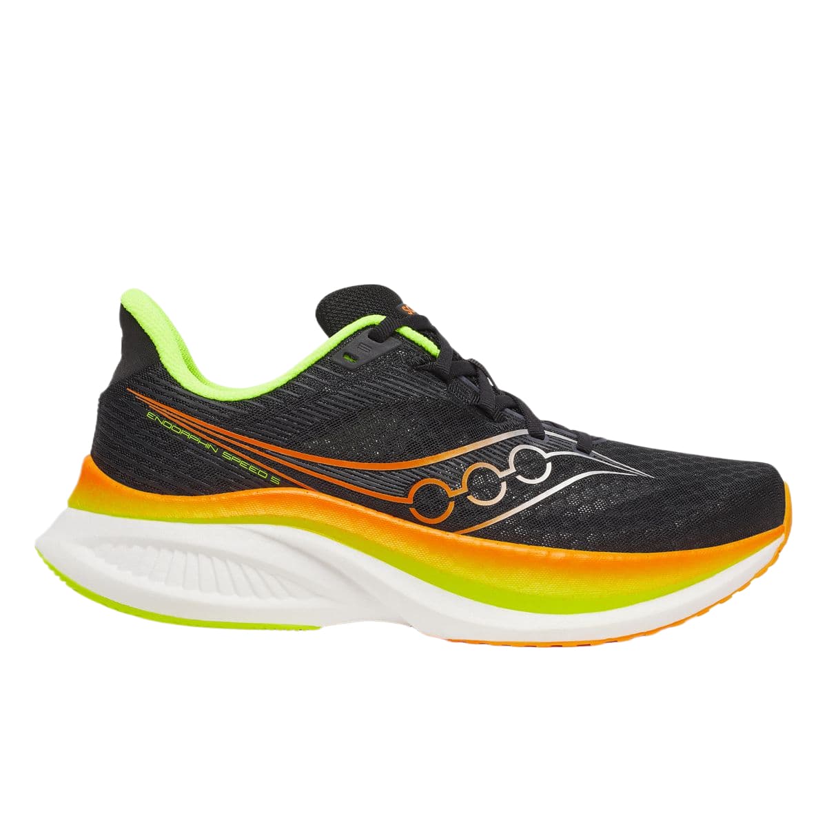 Кроссовки для бега Saucony ENDORPHIN SPEED 5 Устойчивые к истиранию Низкие Повседневные Беговые Кроссовки Мужские Черные - изображение 2