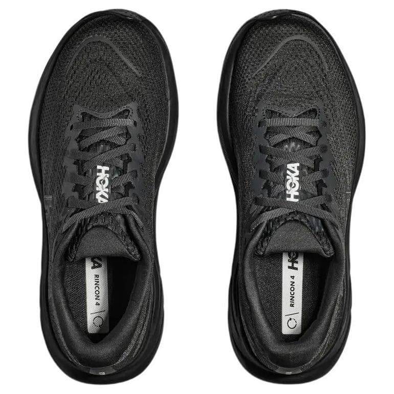 Кроссовки для бега HOKA ONE ONE RINCON 4 Комфортные Низкие Беговые Кроссовки Мужские Черные - изображение 4