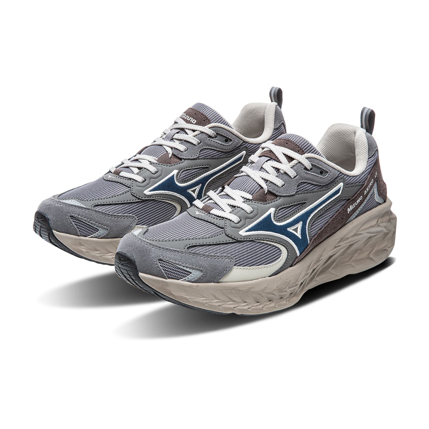 Кроссовки для бега Mizuno ASTRO LS Low Топ Беговые кроссовки Унисекс Городской серый - изображение 3