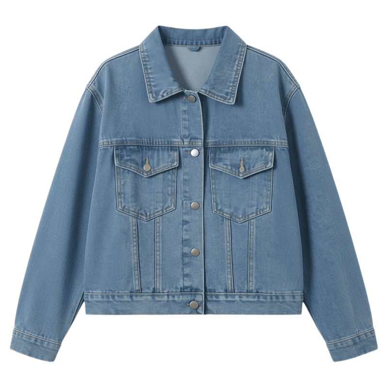 JEANSWEST Джинсовая куртка женская светло-синяя - изображение 1