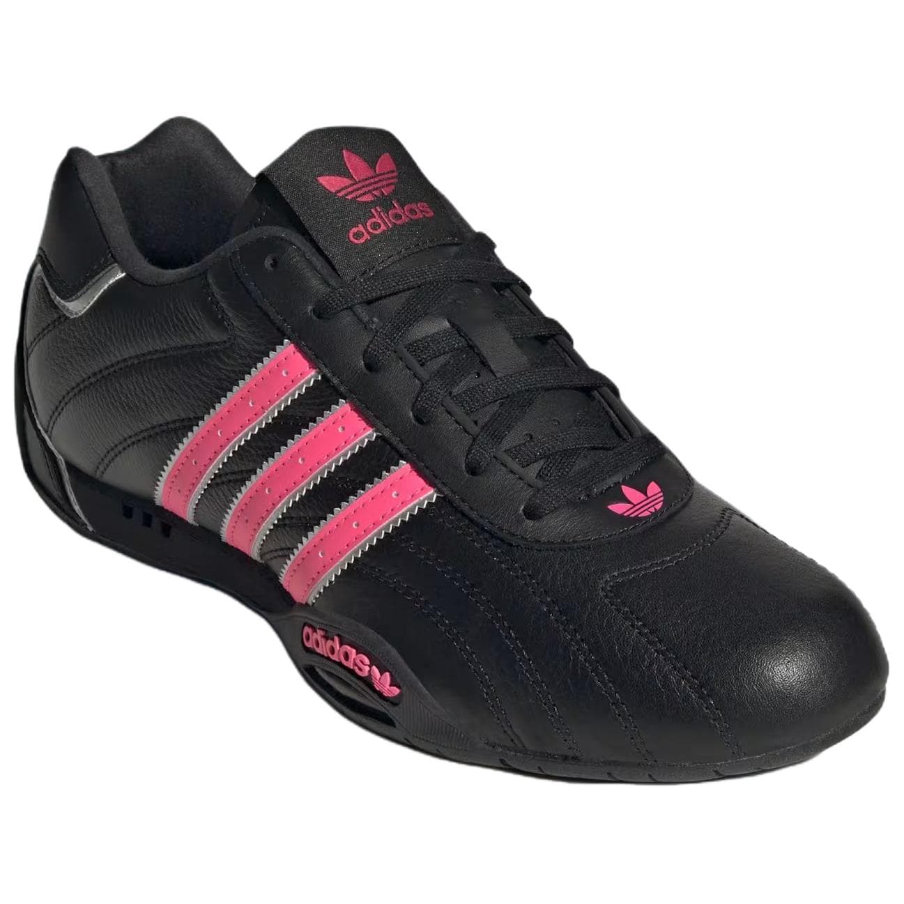 Кроссовки Adidas Originals ADIRACER Low Casual Обувь Женская Черная Розовая - изображение 3