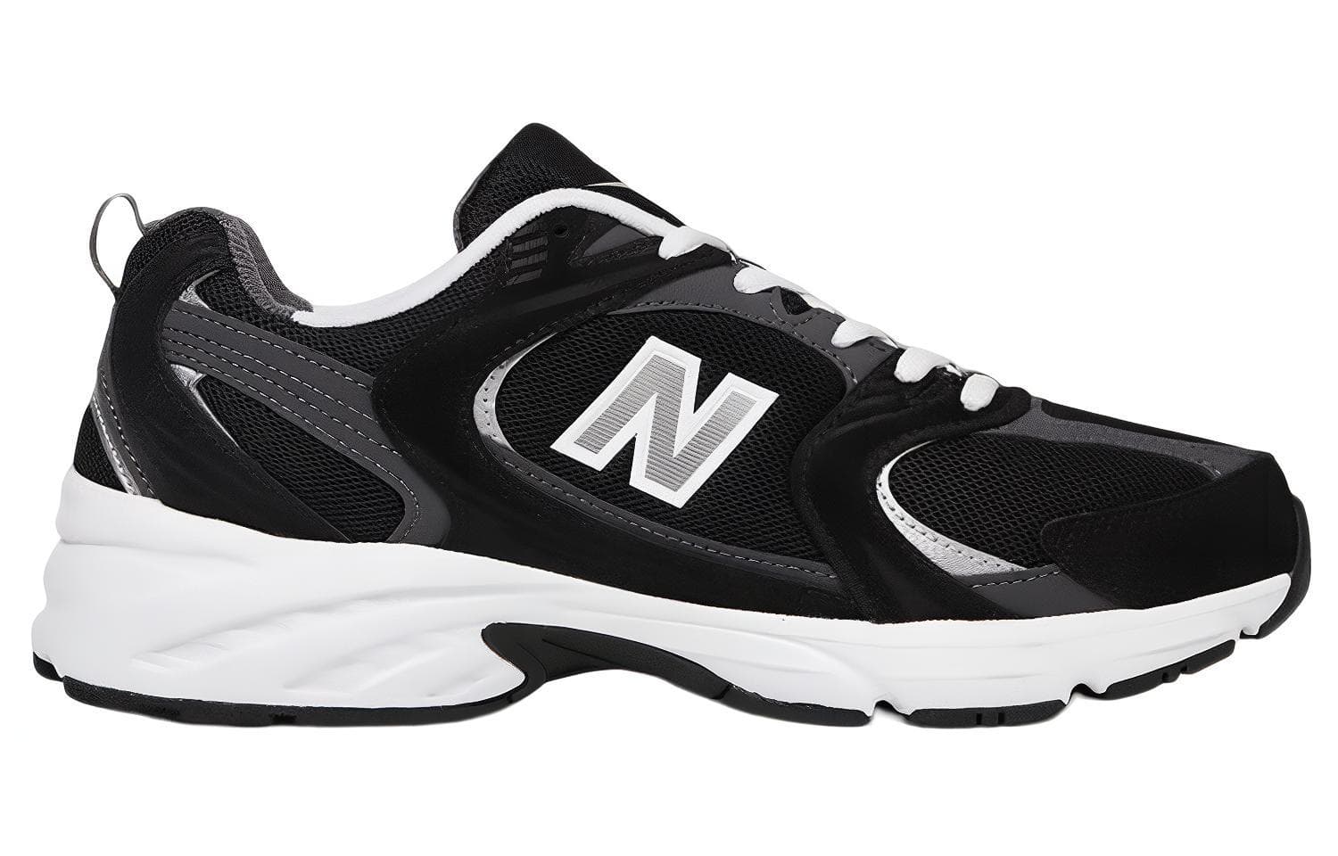 Кроссовки для бега New Balance 530 Black White - изображение 2