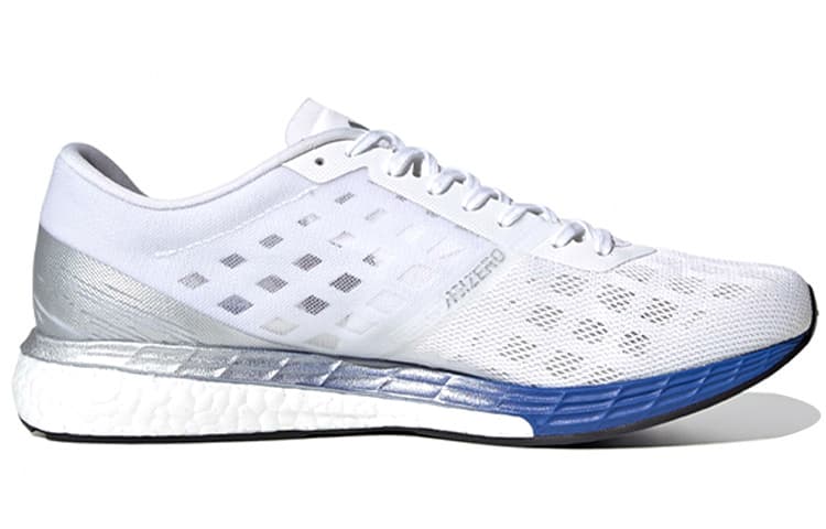 Кроссовки для бега adidas Boston 9 White Silver Blue - изображение 2