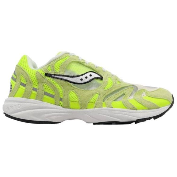 Кроссовки для бега Saucony Grid Azura 2000 Противоскользящие Устойчивые к истиранию Низкие Беговые кроссовки Мужские Желтые - изображение 2