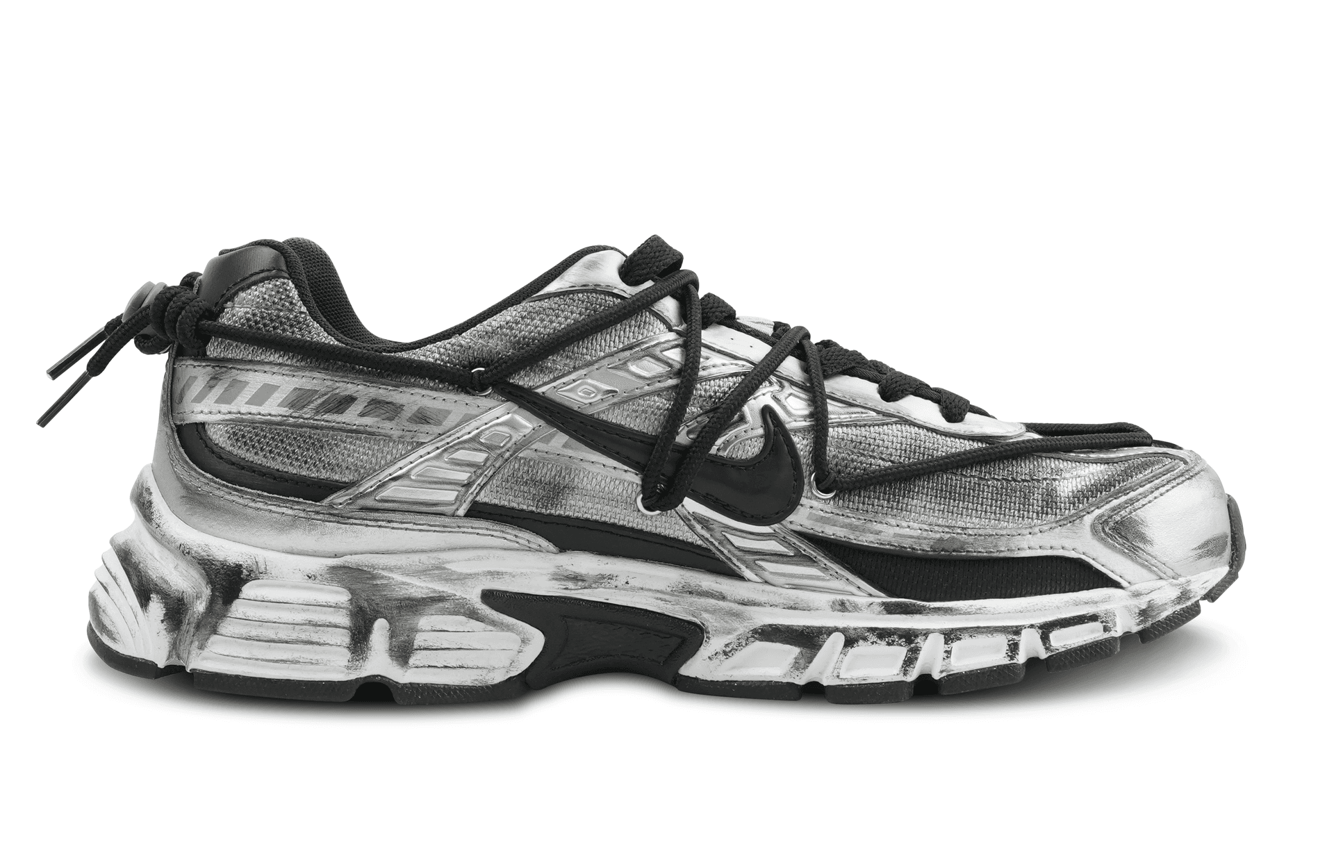 Кроссовки для бега Nike Initiator Black Silver - изображение 2