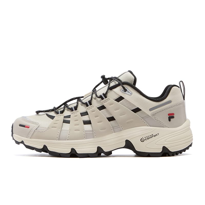 Кроссовки для бега FILA FUSION COMO X Lake Series Низкие Беговые Кроссовки Женские Овсяный Коричневый Черный - изображение 1
