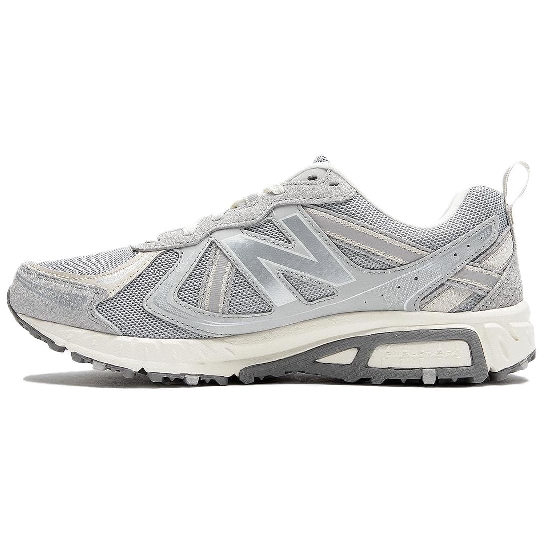 Кроссовки для бега New Balance NB 410 V5 Устойчивые к истиранию Низкие Беговые кроссовки Унисекс Серебристо-серый - изображение 2