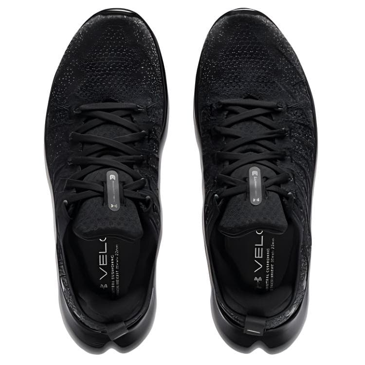 Кроссовки для бега Under Armour Hovr Velociti 3 Ткань Низкие Беговые Кроссовки Женские Черные - изображение 4