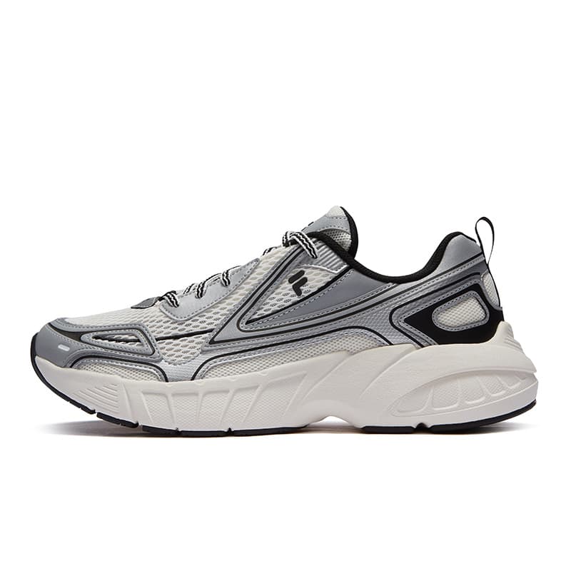 Кроссовки для бега FILA FUSION CRED Navigator Низкие Беговые Кроссовки Мужские Серебристо-Серые - изображение 1