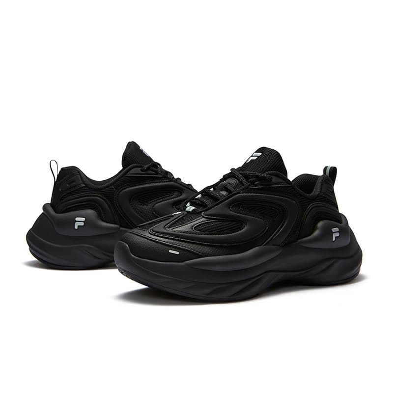 Кроссовки FILA FUSION BUZZARD Meteorite Shoes Low Топ Повседневная обувь Женские Черный - изображение 4