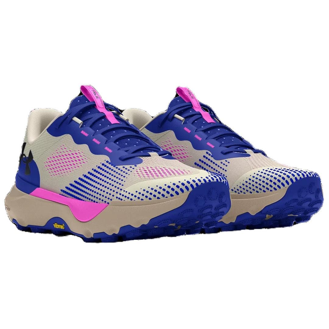 Кроссовки для бега Under Armour Infinite Pro Удобные Аbrasion Resistant Низкие Беговые кроссовки Унисекс Коричнево-синие - изображение 3