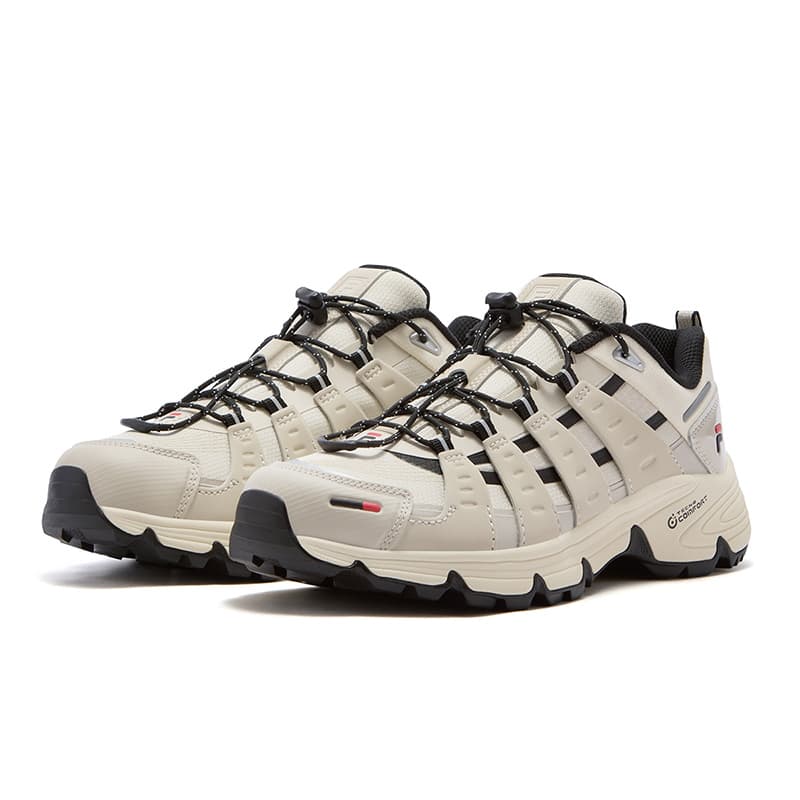 Кроссовки для бега FILA FUSION COMO X Lake Series Низкие Беговые Кроссовки Женские Овсяный Коричневый Черный - изображение 3
