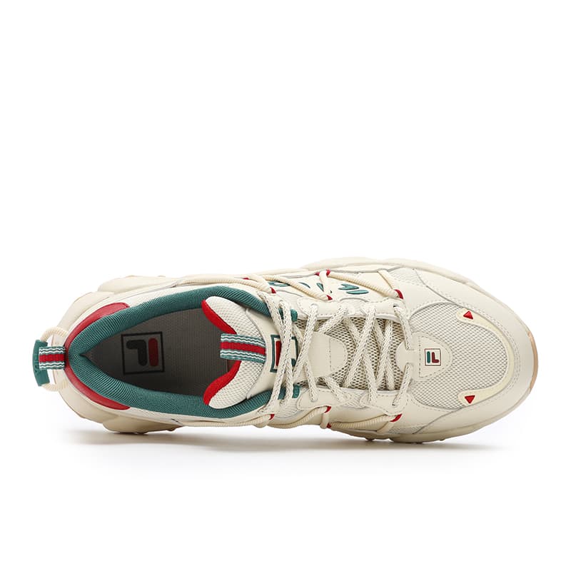 Кроссовки FILA FLUID 6 Кошачья лапа Низкий топ Повседневная обувь Мужская Облачный белый - изображение 3