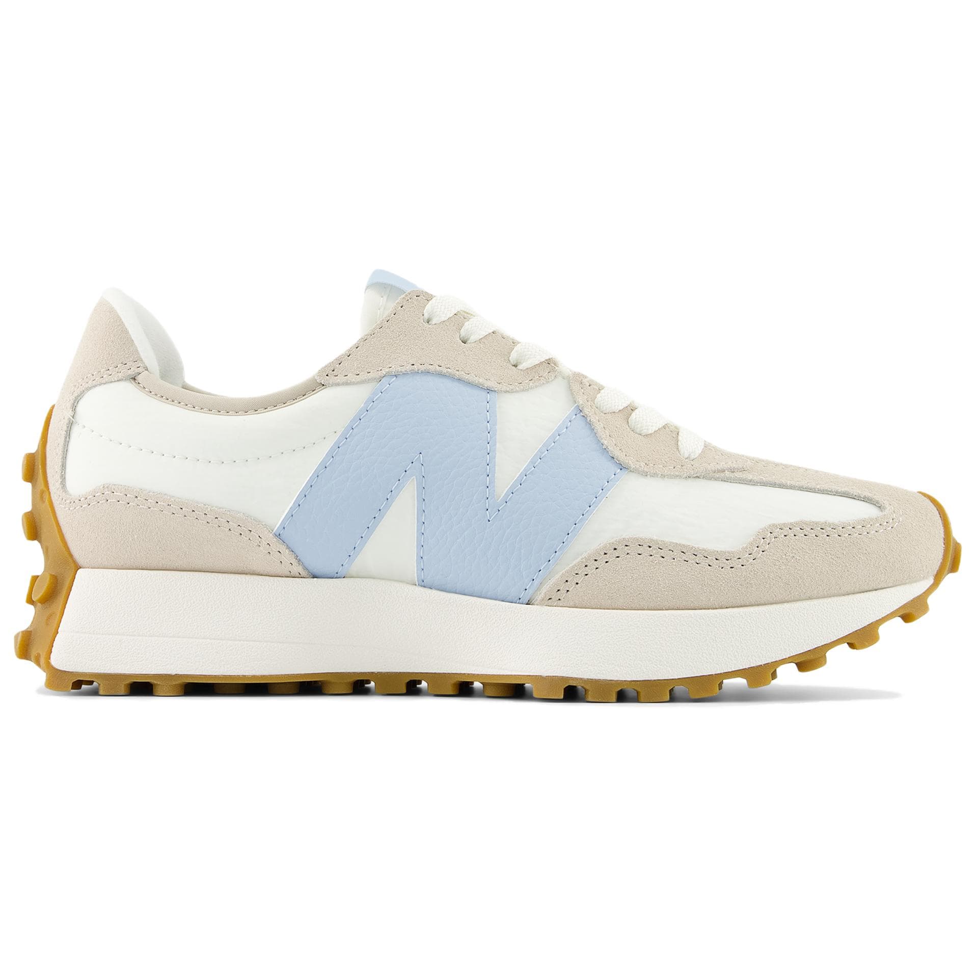 Кроссовки для бега New Balance NB 327 Low Топ Резинопласт Повседневные Беговые Кроссовки Женские Бежевые - изображение 2