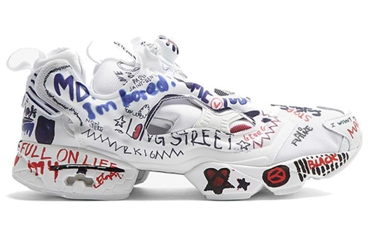 Кроссовки Vetements x Reebok Instapump Fury Blue White Red - изображение 2