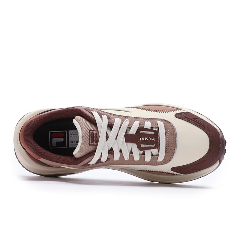 Кроссовки для бега FILA Аbrasion Resistant Беговые кроссовки Мужские Ангольский цвет Коричневый Винтаж Bottle Коричневый - изображение 4