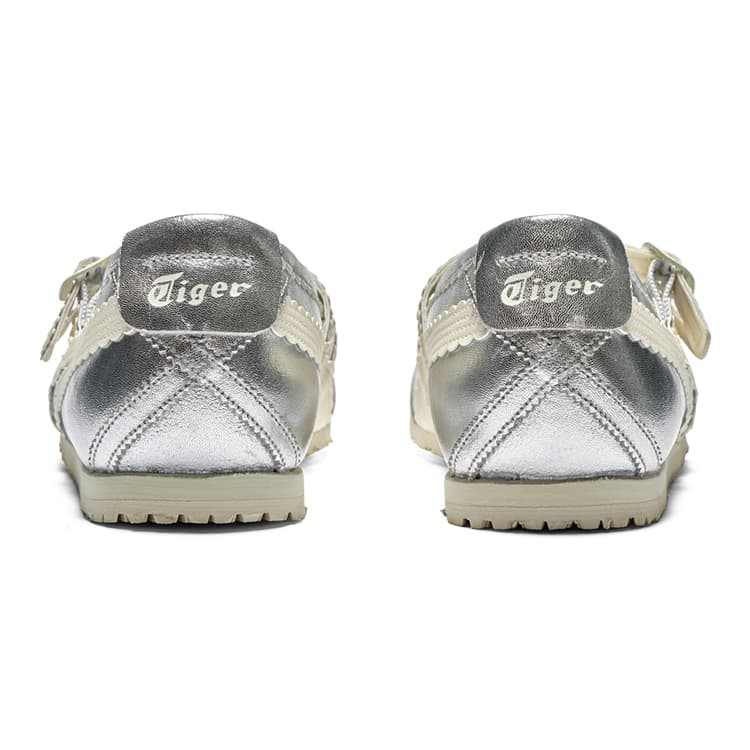 Кроссовки Onitsuka Tiger MEXICO 66 TGRS противоскользящая дышащая и легкая низкая повседневная обувь для женщин серебряного цвета - изображение 7