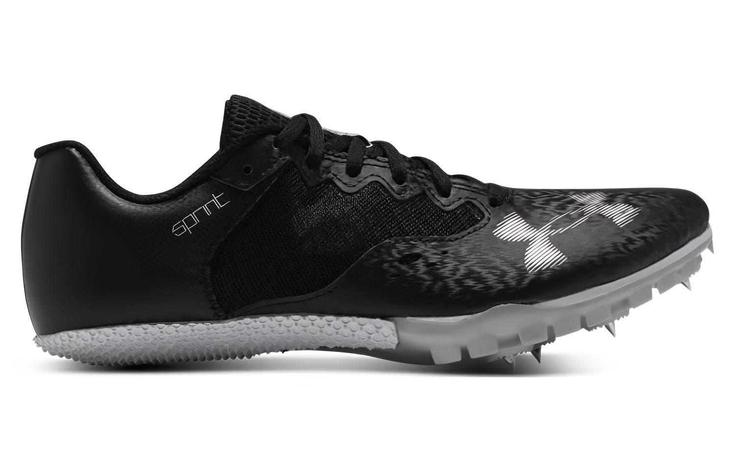 Кроссовки для бега Under Armour Kick Sprint 4 Устойчивые к истиранию низкие беговые кроссовки унисекс черные - изображение 2