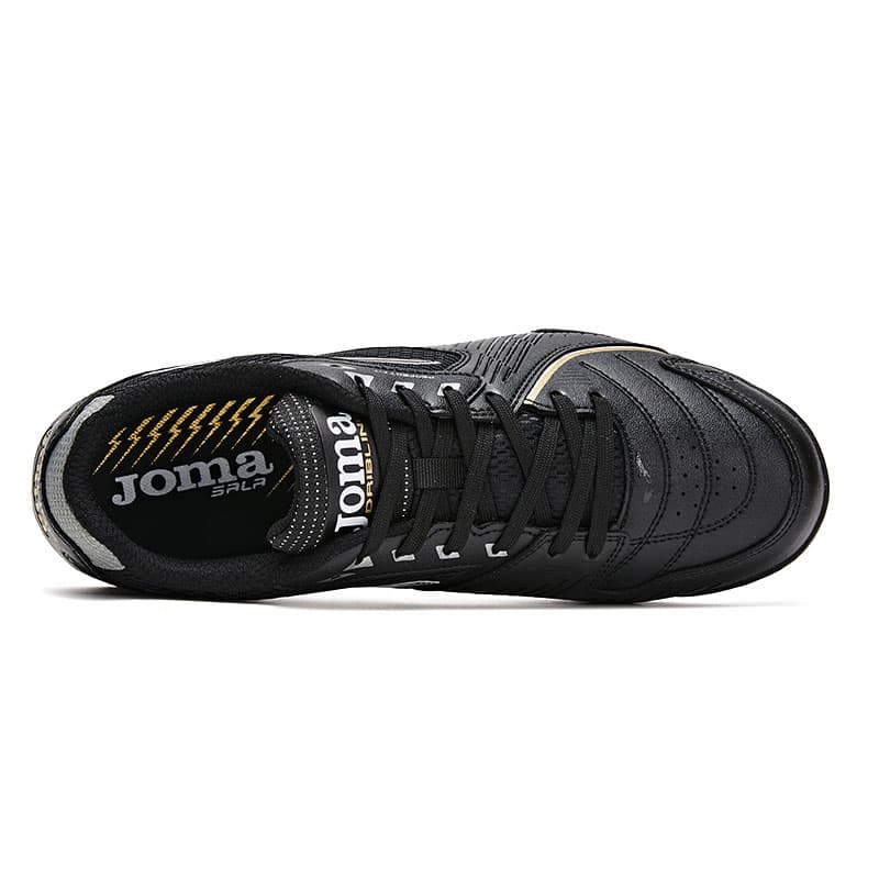 Кроссовки для футбола Joma Противоскользящие Устойчивые к Износу tf Шипы Синтетическая кожа Футбольные бутсы Мужские Черные DRIBLING - изображение 4