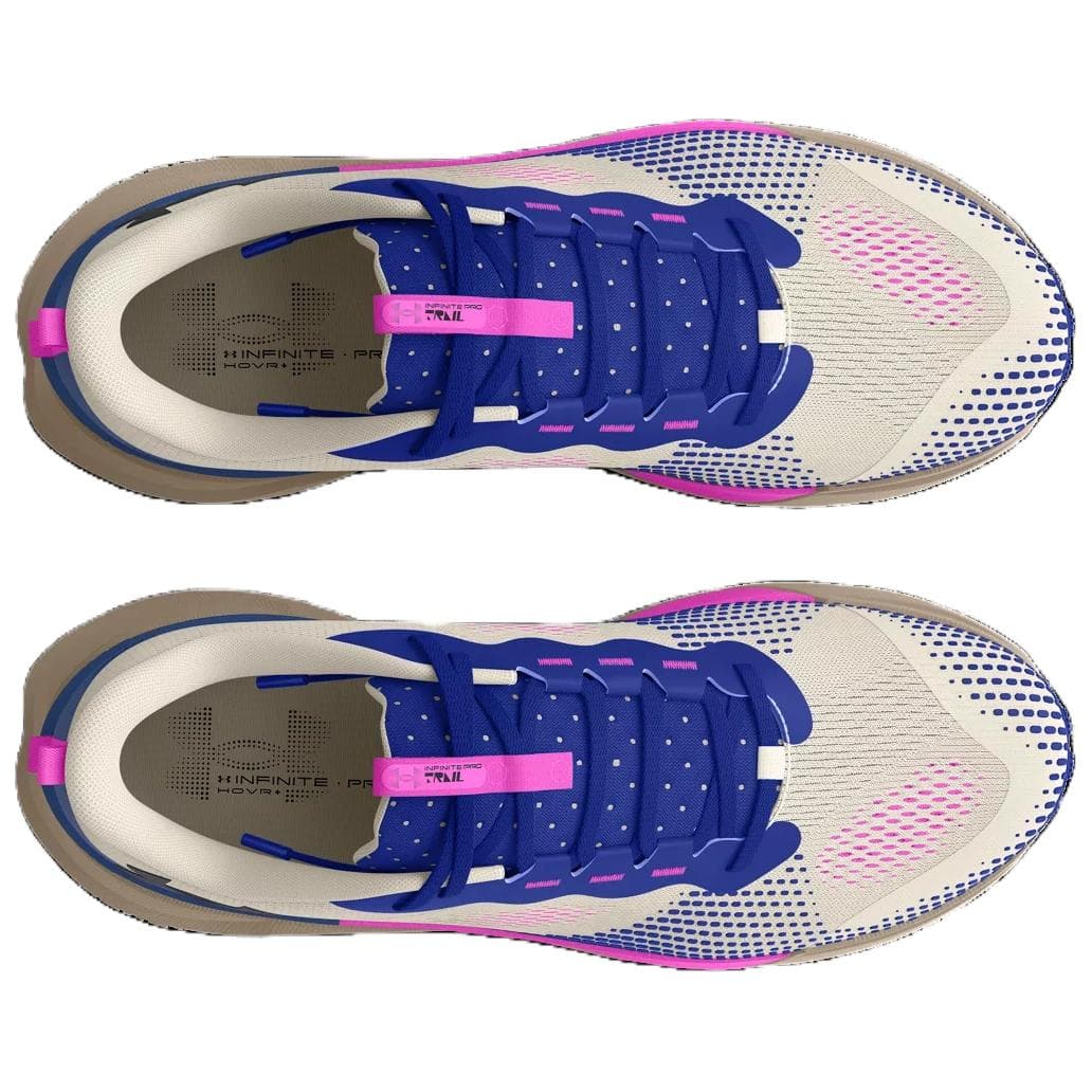 Кроссовки для бега Under Armour Infinite Pro Удобные Аbrasion Resistant Низкие Беговые кроссовки Унисекс Коричнево-синие - изображение 4