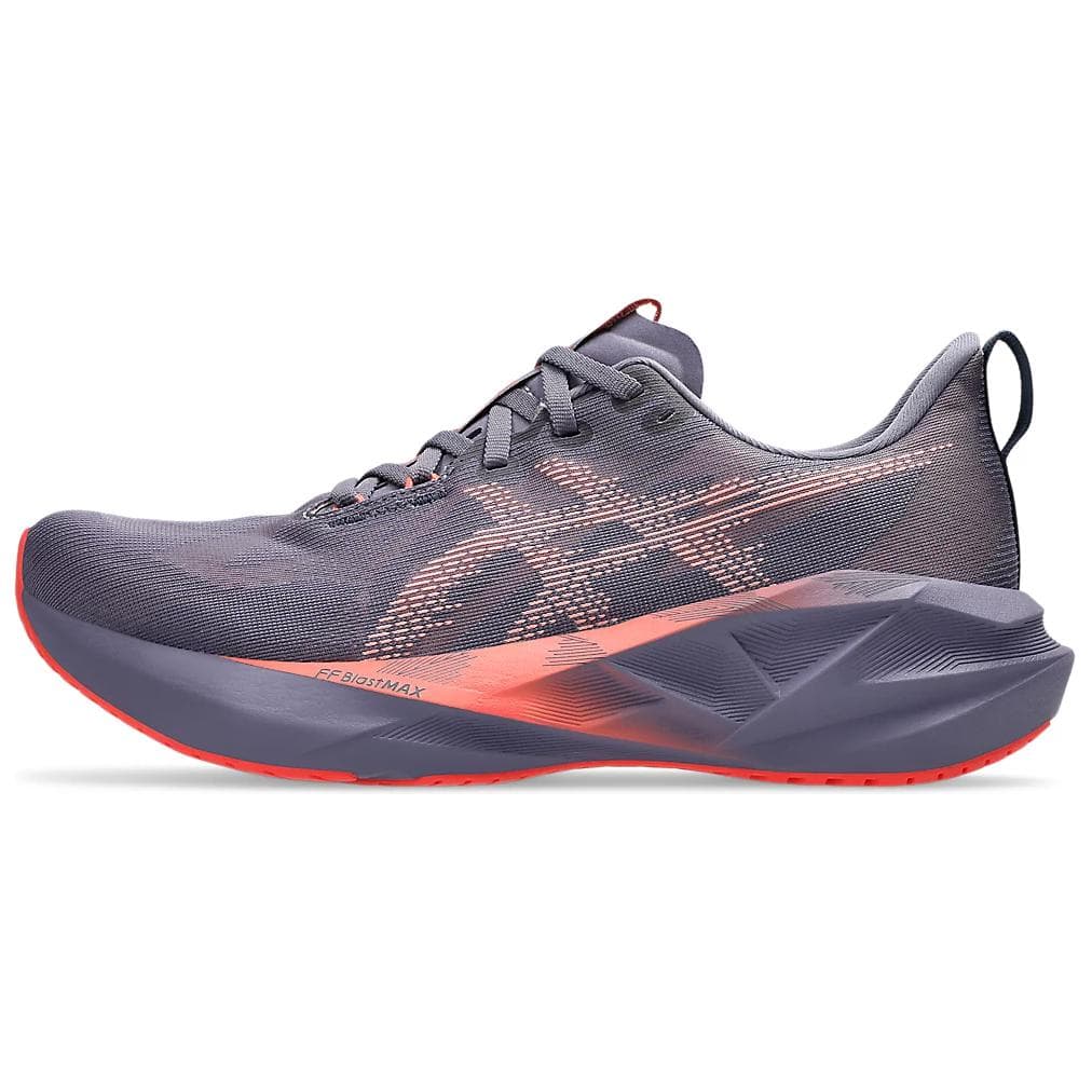 Кроссовки для бега ASICS NOVABLAST 5 Удобный Дышащий Low Топ Бег на длинные дистанции Обувь Мужской Серо-фиолетовый - изображение 1