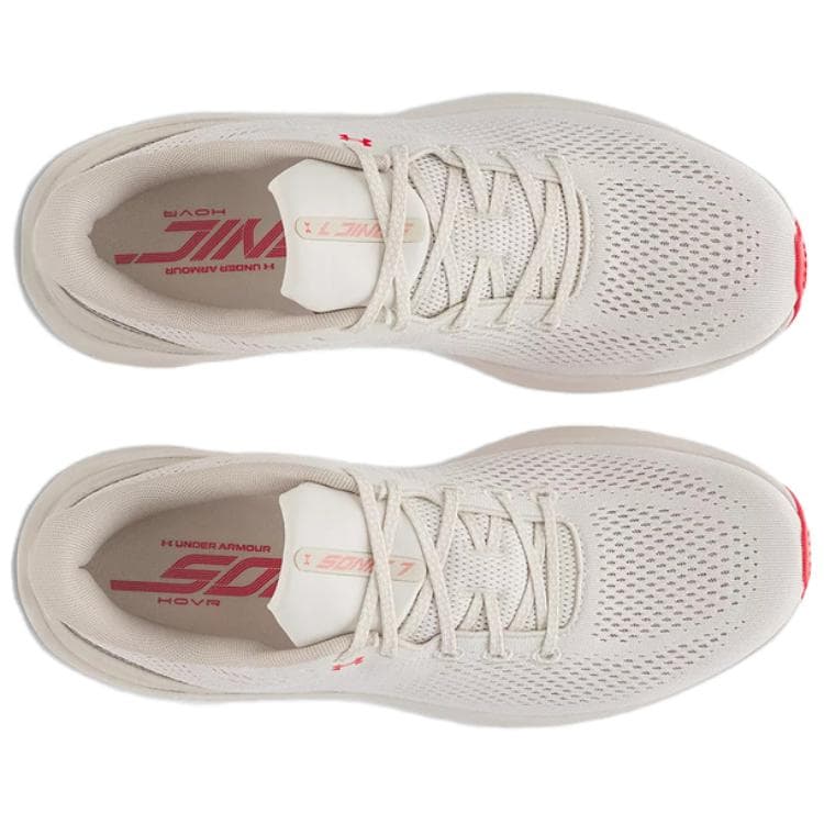 Кроссовки для бега Under Armour Sonic 7 Ткань Низкие Беговые Кроссовки Мужские Бежевые - изображение 4