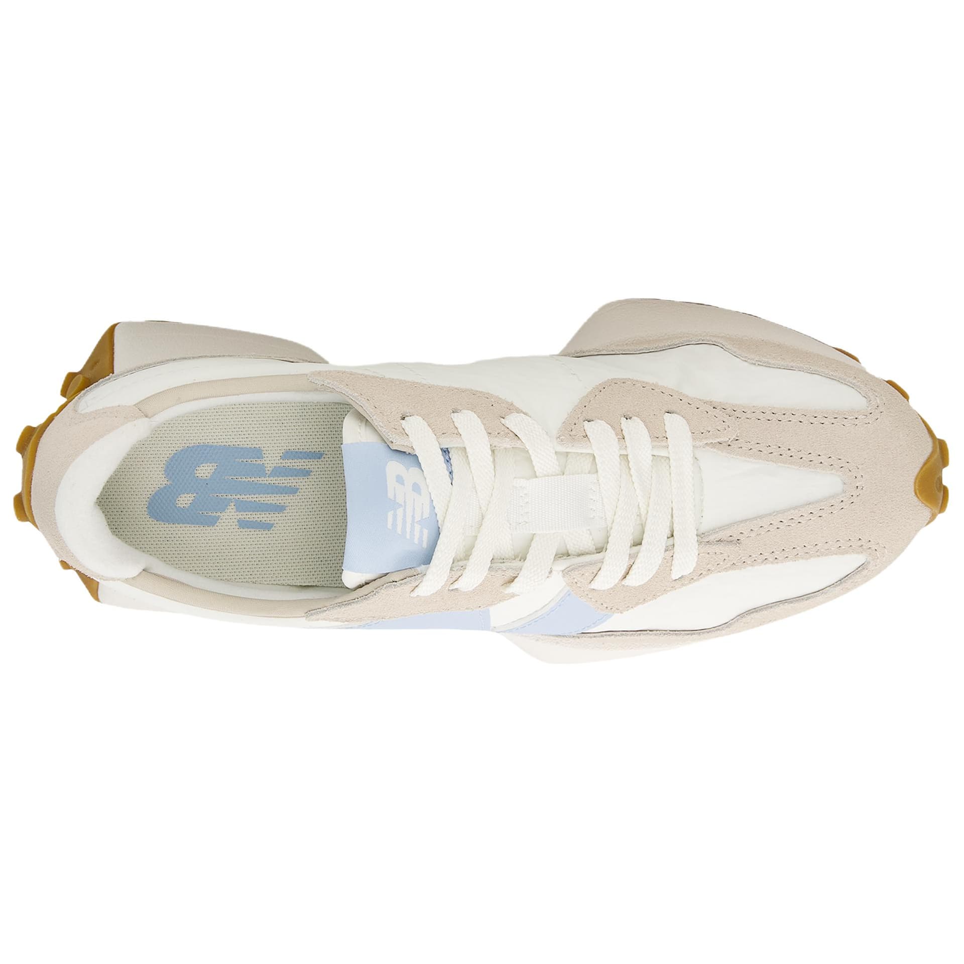 Кроссовки для бега New Balance NB 327 Low Топ Резинопласт Повседневные Беговые Кроссовки Женские Бежевые - изображение 4