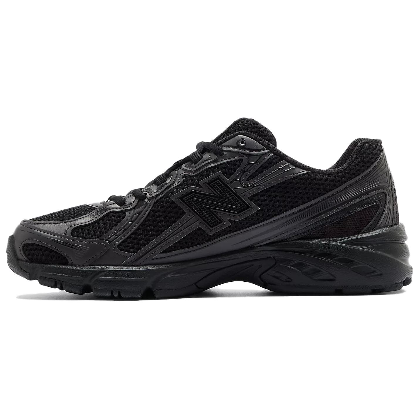 Кроссовки для бега New Balance NB 740 Комфортный Устойчивый к истиранию Низкий Топ Беговые кроссовки Мужские Черный Серебряный - изображение 3