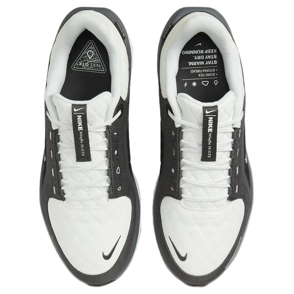Кроссовки для бега NIKE Winflo 11 Дышащий Low Топ Беговые кроссовки Мужской Серый - изображение 4