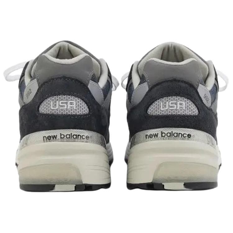 Кроссовки для бега New Balance NB 992 Low Top Повседневные Беговые Кроссовки Унисекс Морской Синий - изображение 4