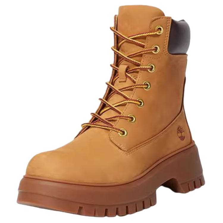 Ботинки Timberland Короткие армейские ботинки женские цвет пшенично-коричневый - изображение 2