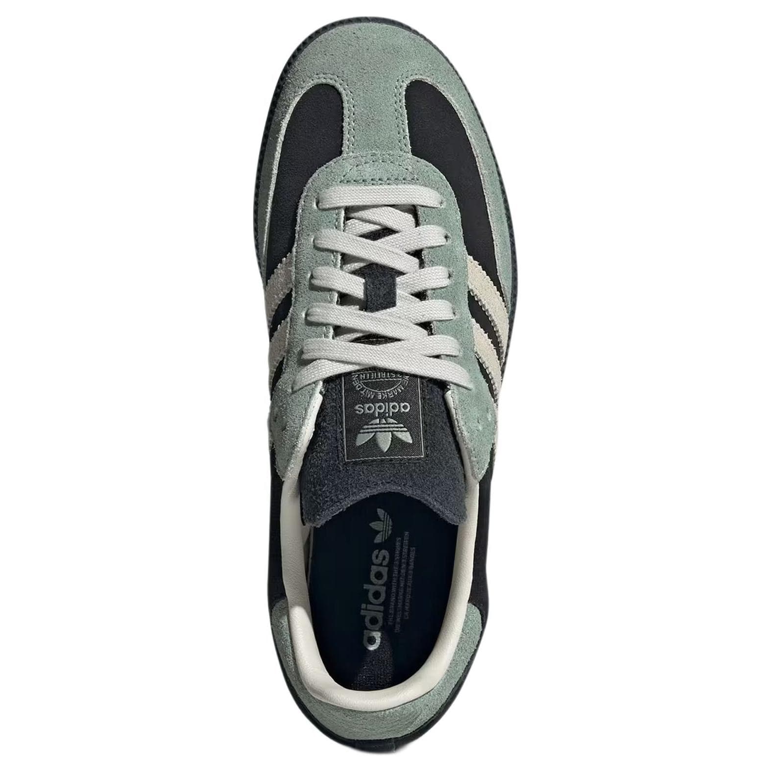 Кроссовки Adidas Originals Samba OG Комфортные Низкие Кроссовки для Скейтбординга Женские Черные Зеленые - изображение 3