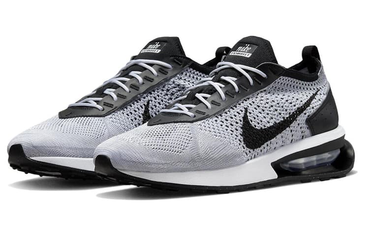 Кроссовки для бега Nike Air Max Flyknit Racer Grey Black - изображение 3