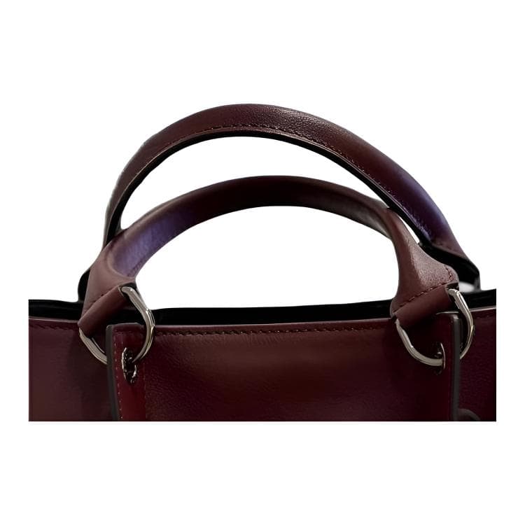 Сумка LONGCHAMP Сумка Tote с объемной конструкцией из телячьей кожи сумка через плечо маленькая сумка женская бордовый красный - изображение 2