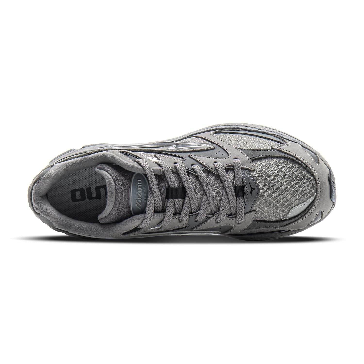 Кроссовки для бега Mizuno LG Premium Удобные Аbrasion-Resistant Низкие Беговые Кроссовки Унисекс Акулий Серый - изображение 3