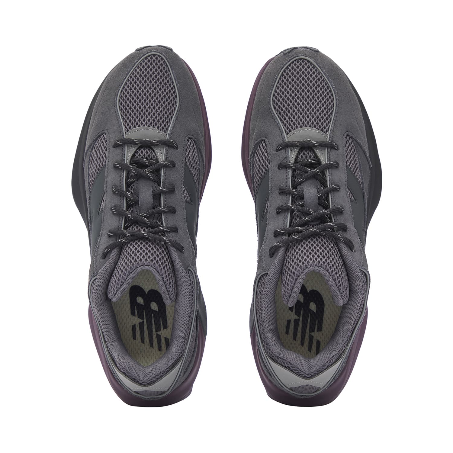 Кроссовки для бега new balance Wrpd Runner визуально увеличивает рост Low Топ Беговые кроссовки Унисекс Хэллоуин Фиолетовый - изображение 6