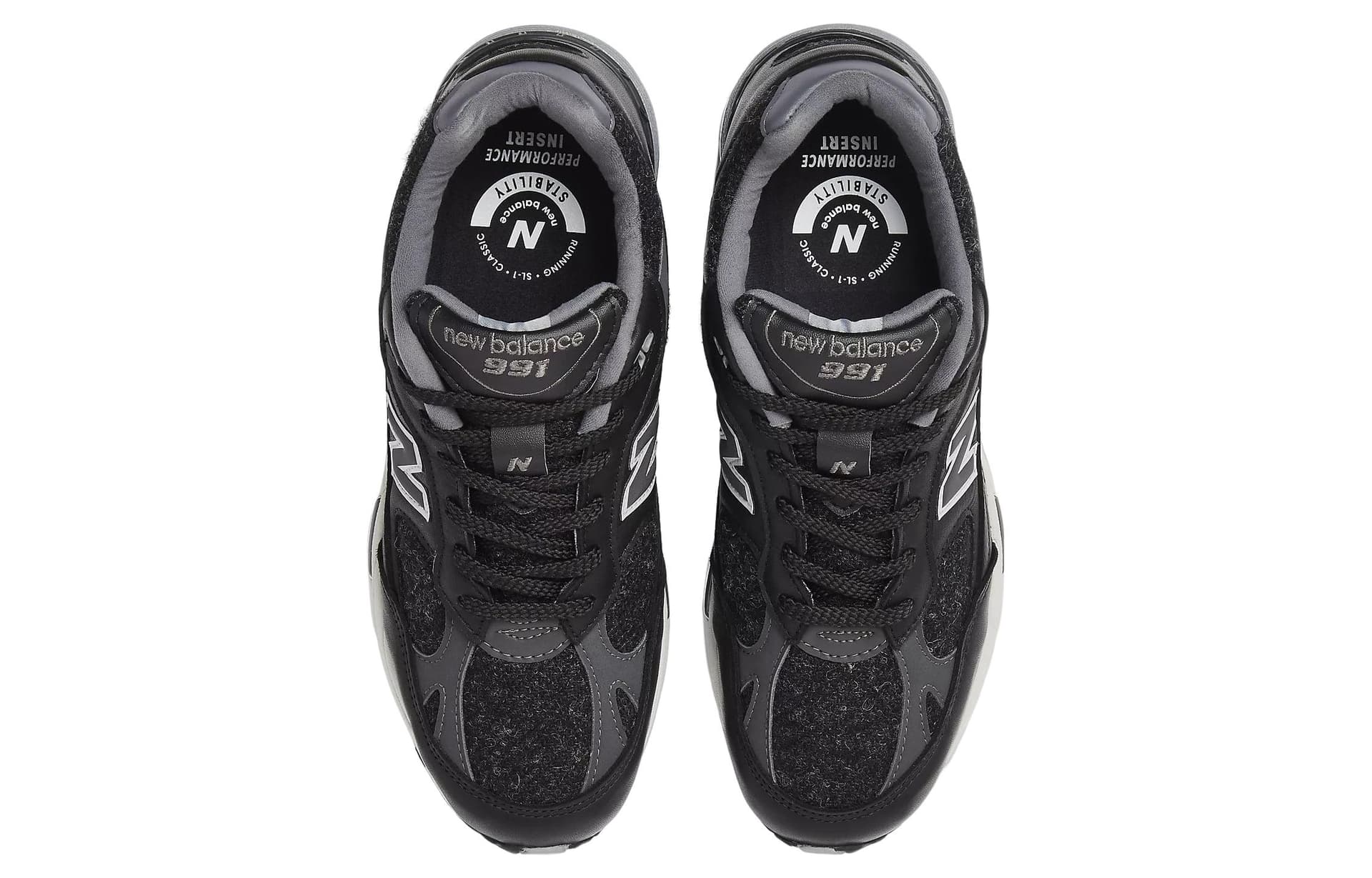 Кроссовки для бега New Balance 991 Black - изображение 4