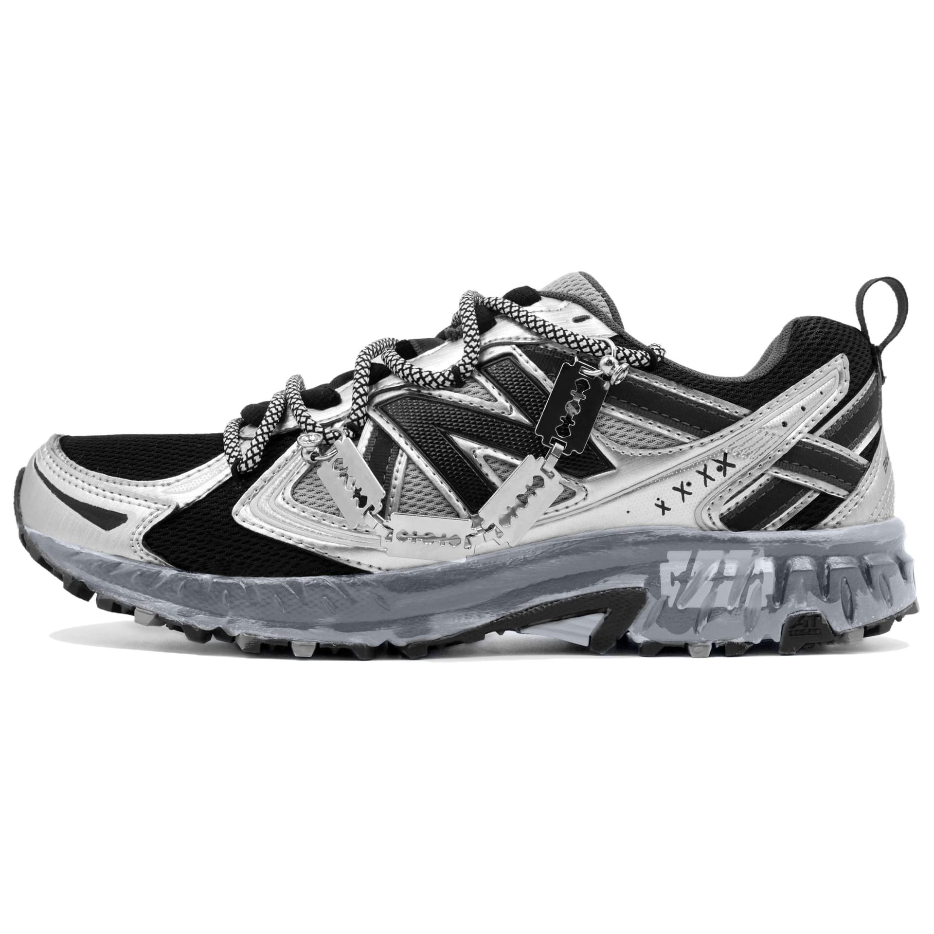 Кроссовки для бега New Balance 410 V5 Silver Black - изображение 2