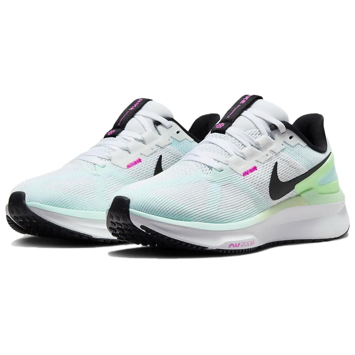 Кроссовки для бега Nike Zoom Structure 25 Удобный Низкий Топ Повседневный Бег на длинные дистанции Городская Коммутация - изображение 3