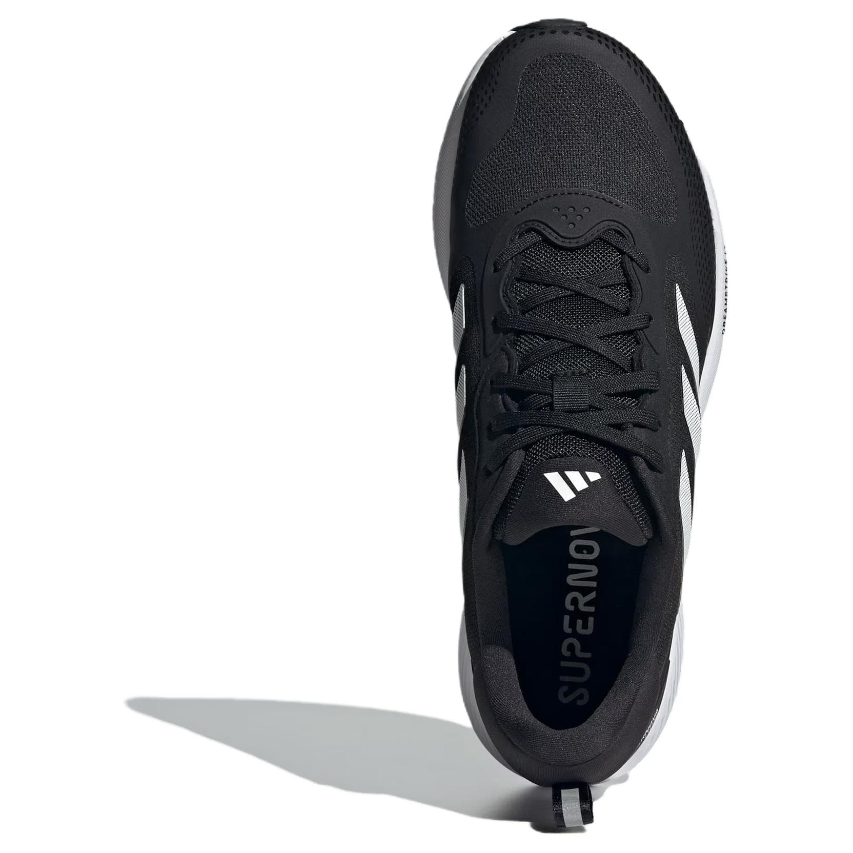 Кроссовки для бега Adidas Supernova Eterno Удобные противоскользящие низкие беговые кроссовки унисекс черно-белые - изображение 4
