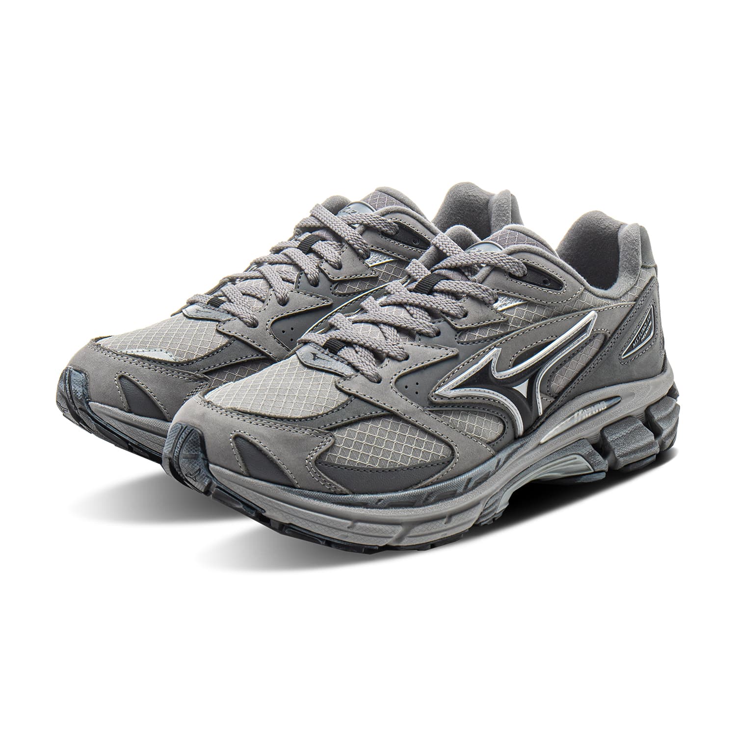 Кроссовки для бега Mizuno LG Premium Удобные Аbrasion-Resistant Низкие Беговые Кроссовки Унисекс Акулий Серый - изображение 5