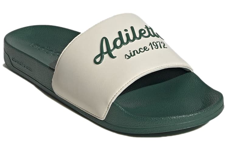 Сандалии adidas Adilette Shower Slides White Green - изображение 3