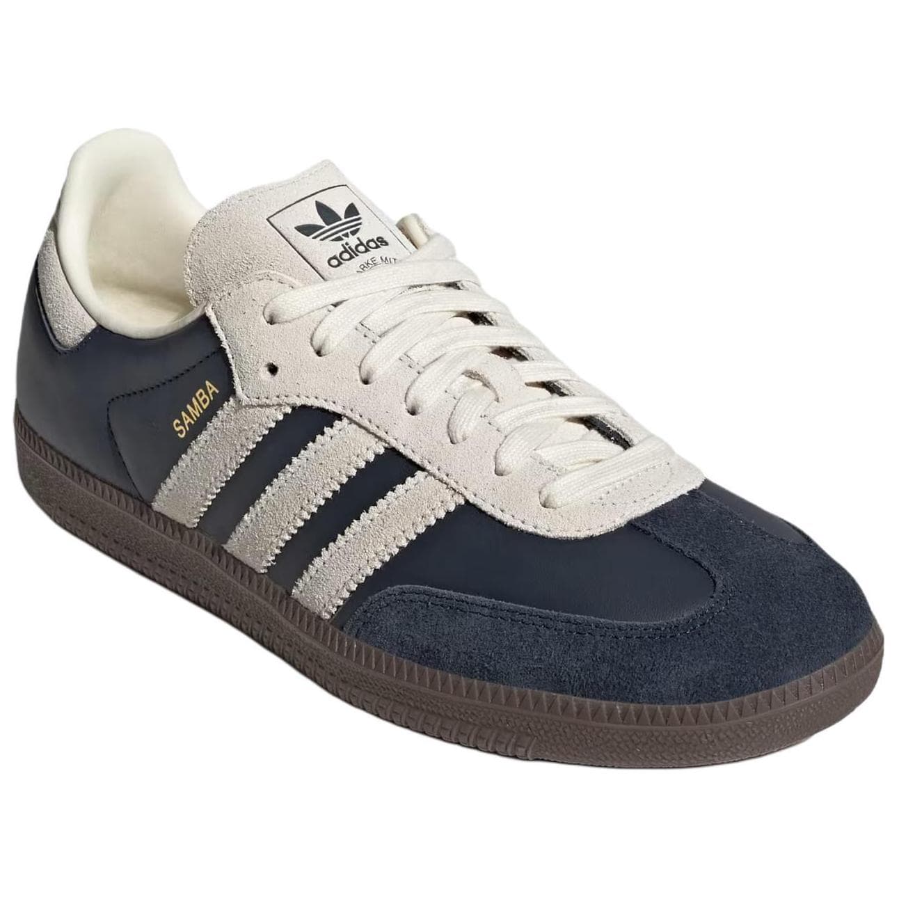 Кроссовки Adidas Originals Samba OG Low Скейтборд Обувь Унисекс Темно-синий - изображение 3