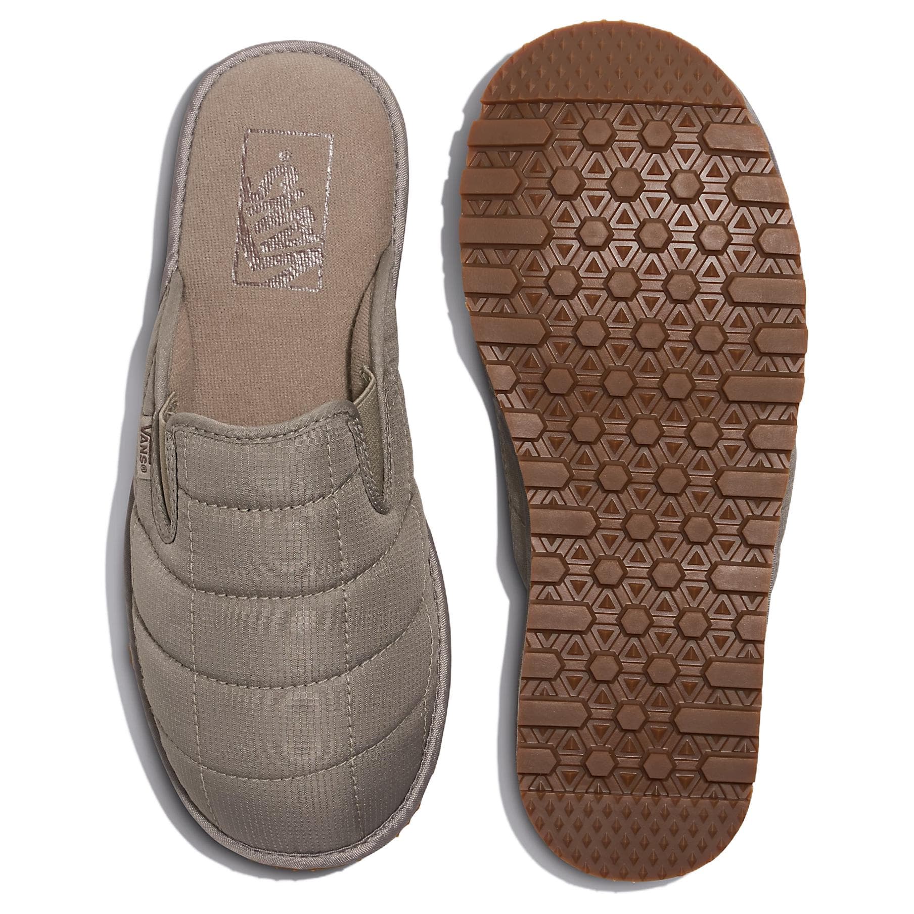 Сандалии Vans Mountain Mule Удобные и Легкие Домашние Тапочки Унисекс Хаки Коричневый - изображение 4