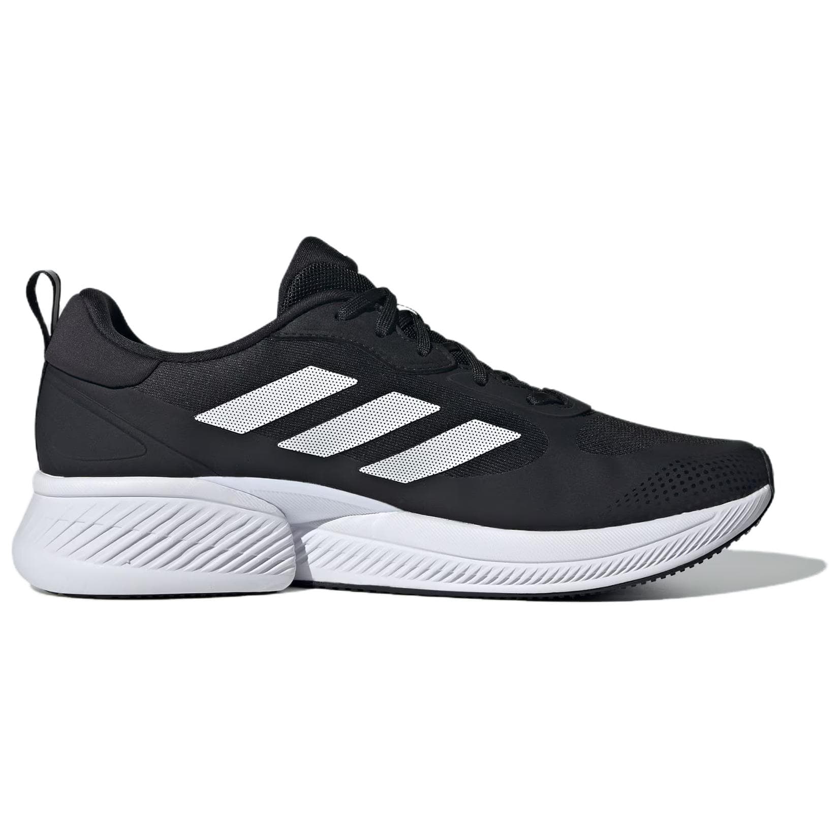 Кроссовки для бега Adidas Supernova Eterno Удобные противоскользящие низкие беговые кроссовки унисекс черно-белые - изображение 2