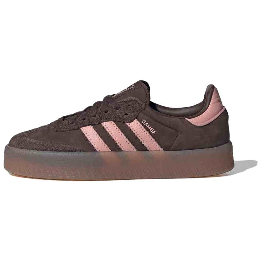 Кроссовки Adidas Originals SAMBAE Низкие Скейтборд Обувь Женские Темно-Коричневый - изображение 1