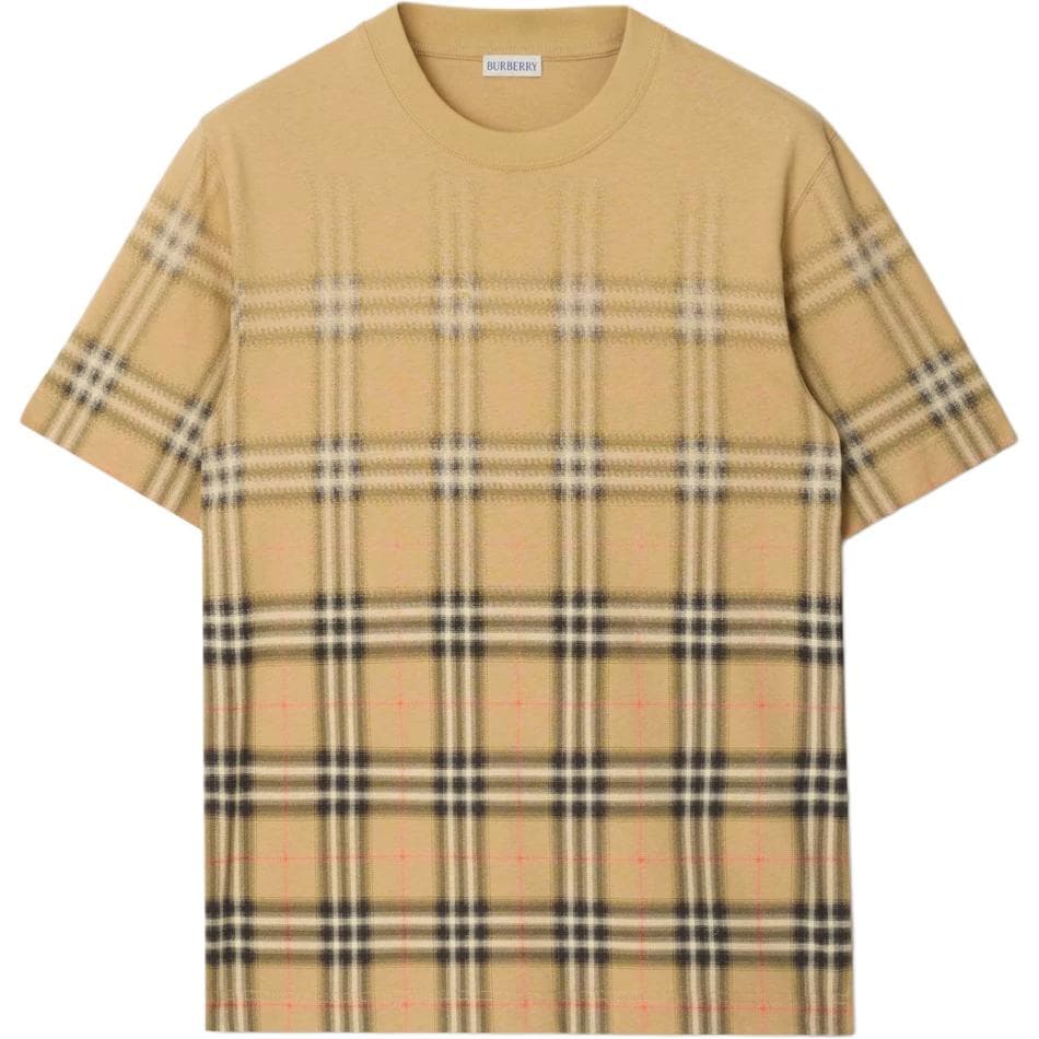 Футболка Burberry Песочно-бежевые Мужские T-рубашки - изображение 1